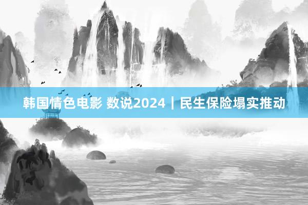 韩国情色电影 数说2024｜民生保险塌实推动