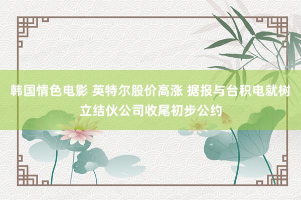 韩国情色电影 英特尔股价高涨 据报与台积电就树立结伙公司收尾初步公约